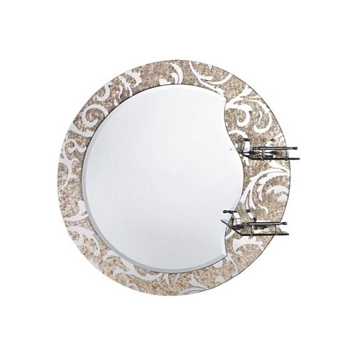 Зеркало Frap F655  рисунок 60*60 в Костроме