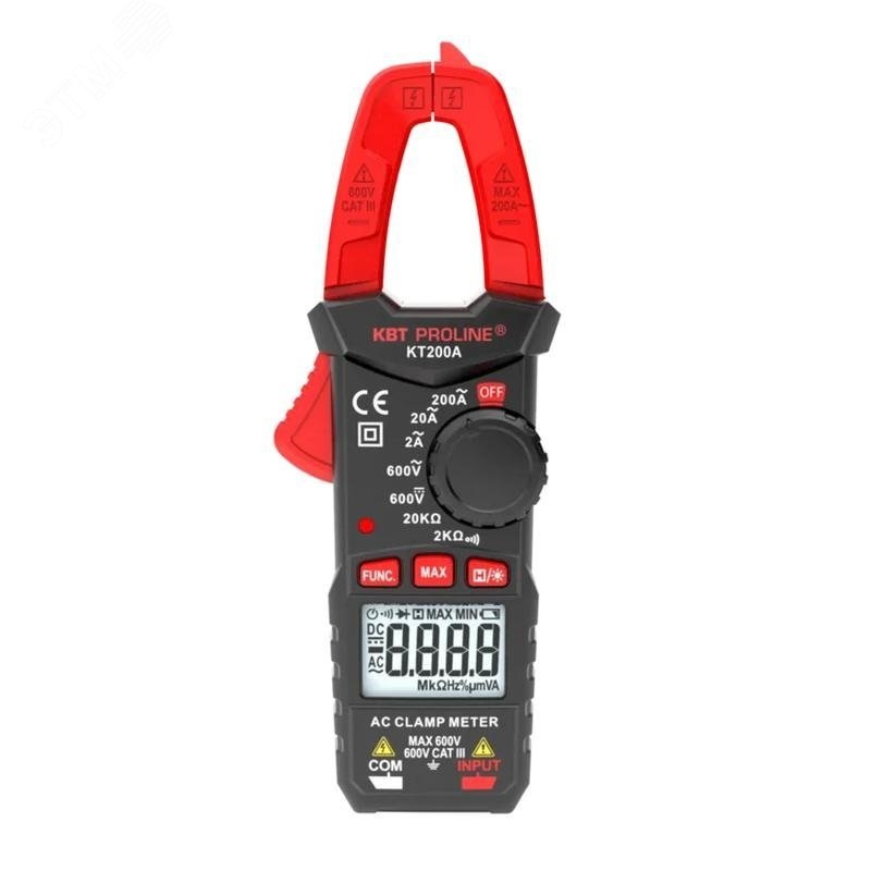 Клещи токовые КВТ КТ 200А 79129 2275₽