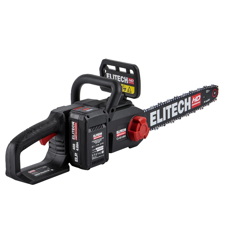 Пила цепная аккумуляторная Elitech HD CS 4016BLК (E1611.027.01) 211702, бесщеточная, 40В, 1х4Ач и ЗУ в Твери