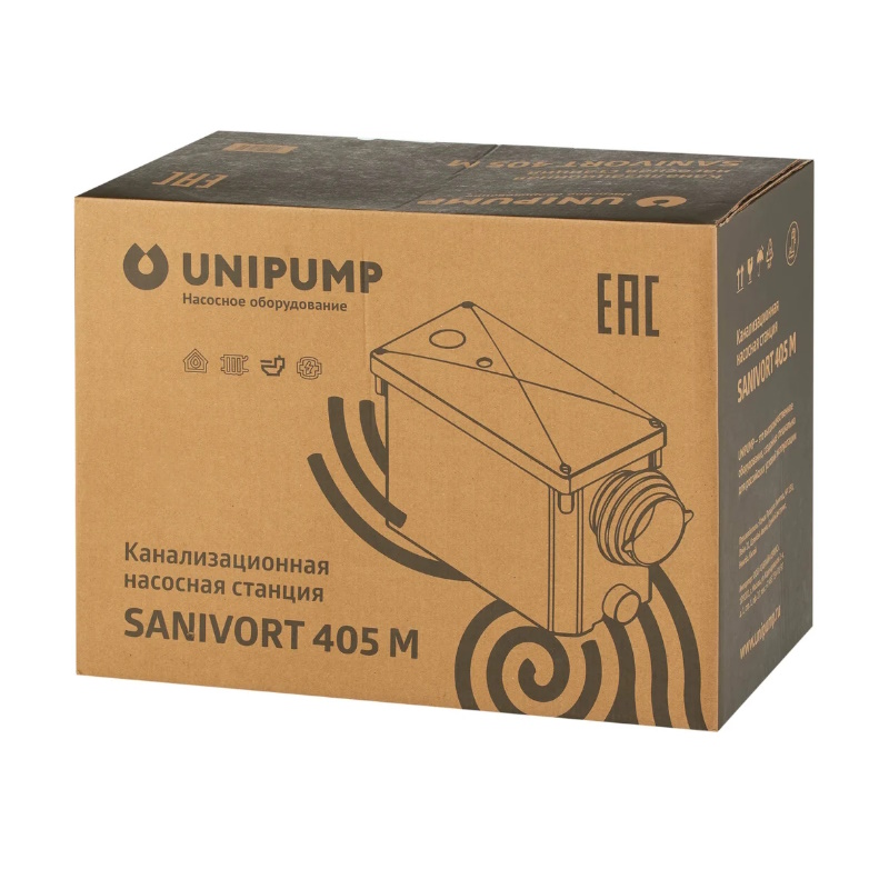 Канализационная насосная станция Unipump SANIVORT 62916, 405 M, 8м, боковой вход в Коврове