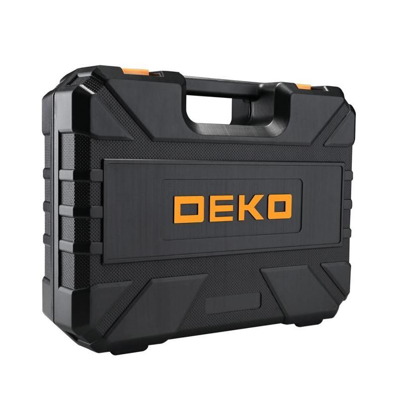 Аккумуляторная дрель-шуруповерт Deko DKCD12FU-Li 063-4104, c набор 104 инструмента для дома