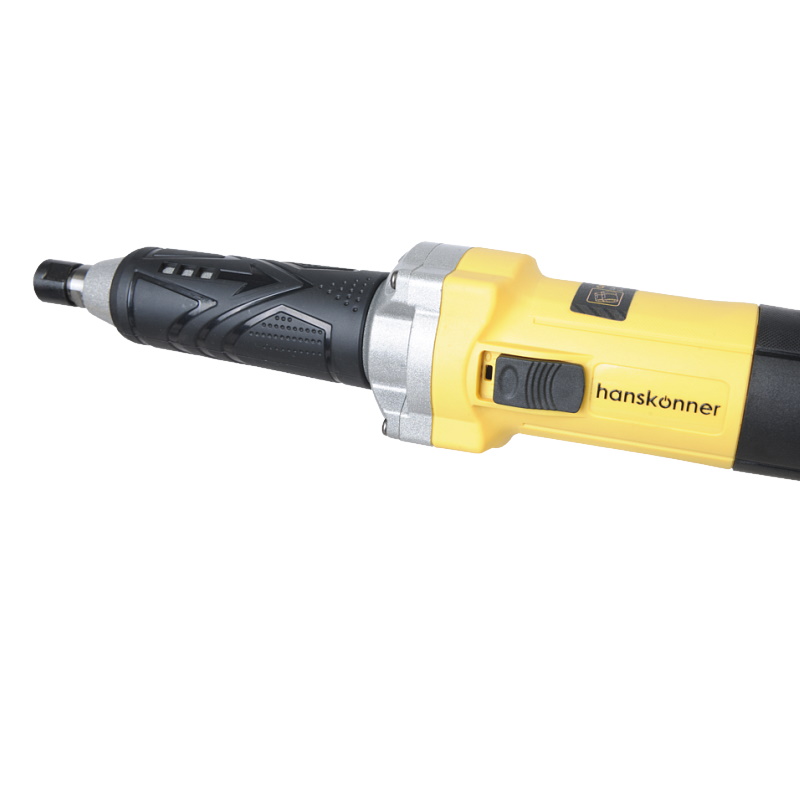 Машина шлифовальная прямая Hanskonner HGD0665 650 Вт цанги 68мм кабель 4 м10000-30000обмин