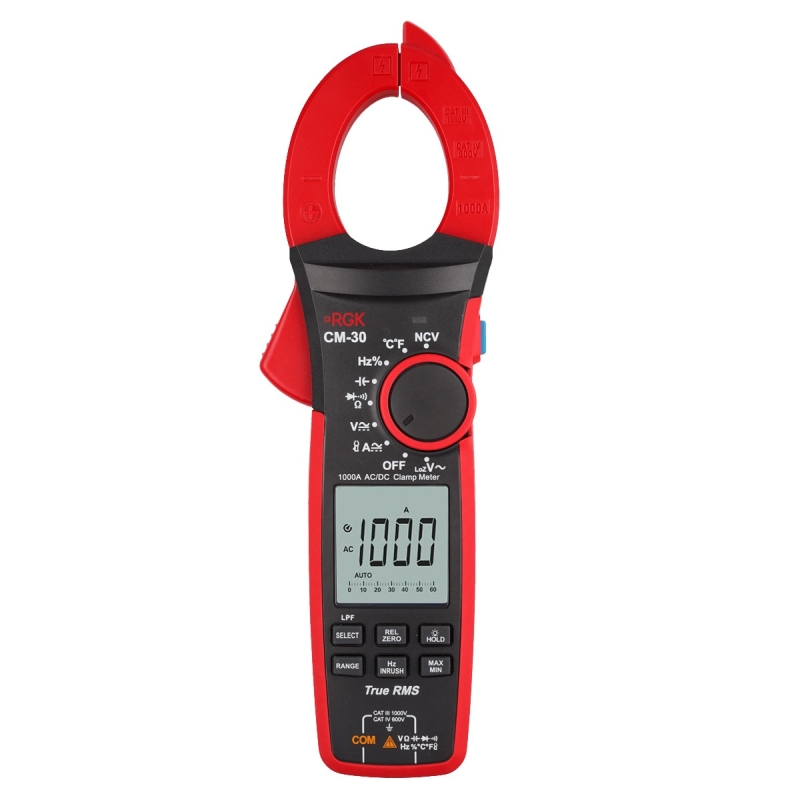 Токовые клещи цифровые RGK CM-30 721340 с поверкой в Ярославле