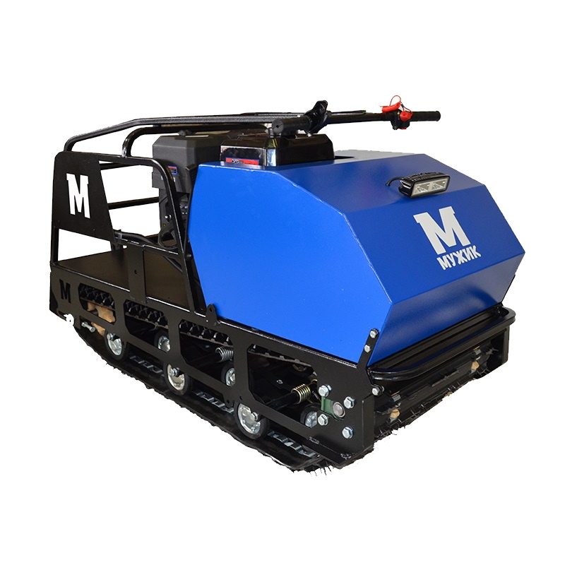Мотобуксировщик Мужик К-500/1450 (катковая подвеска, двигатель Lifan 190F 3A 15 л.с.)