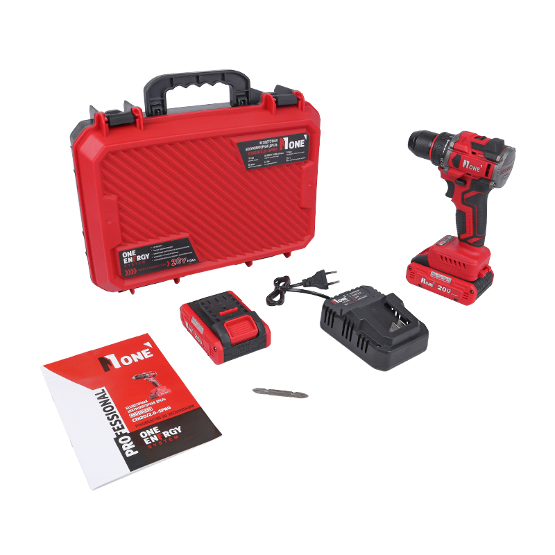 Дрель аккумуляторная №1 CDI 20/2,0-SPRO б/щет. (20V/2,0A*h, 45H*m, 10 мм метал. патрон, 500-1650 об./мин., кейс) в Угличе