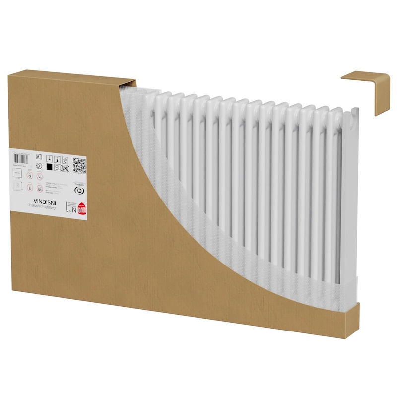 Дизайн-радиатор Royal Thermo Insignia VC2180 НС-1631212, 8 секций, RAL9016 в Иваново