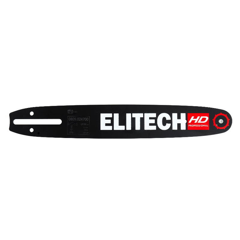 Пильная шина Elitech 0809.024700 209353, 12"/30см, 3/8", 1,1мм, 44хв, LМ, SBM в Череповце