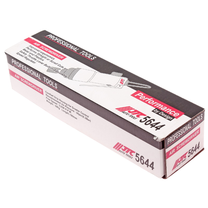 Пневмоотвертка JTC JTC-5644 патрон 14 9000 обмин длина 156 мм