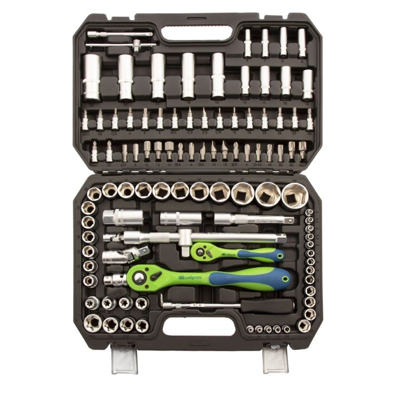 Набор инструментов Сибртех 13511, 1/2", 1/4", CrV, 108 предметов