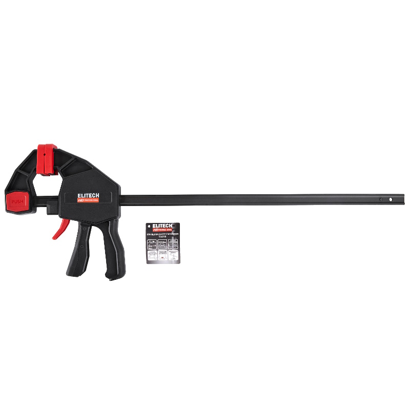 Струбцина быстрозажимная Elitech HD 514203 207231, 18"/450, глубина 90мм, усилие 300кг в Кинешме