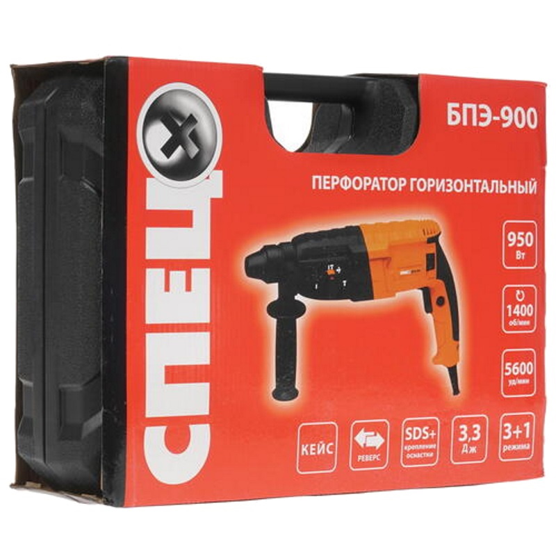 Перфоратор Спец БПЭ-900 3434 в кейсе