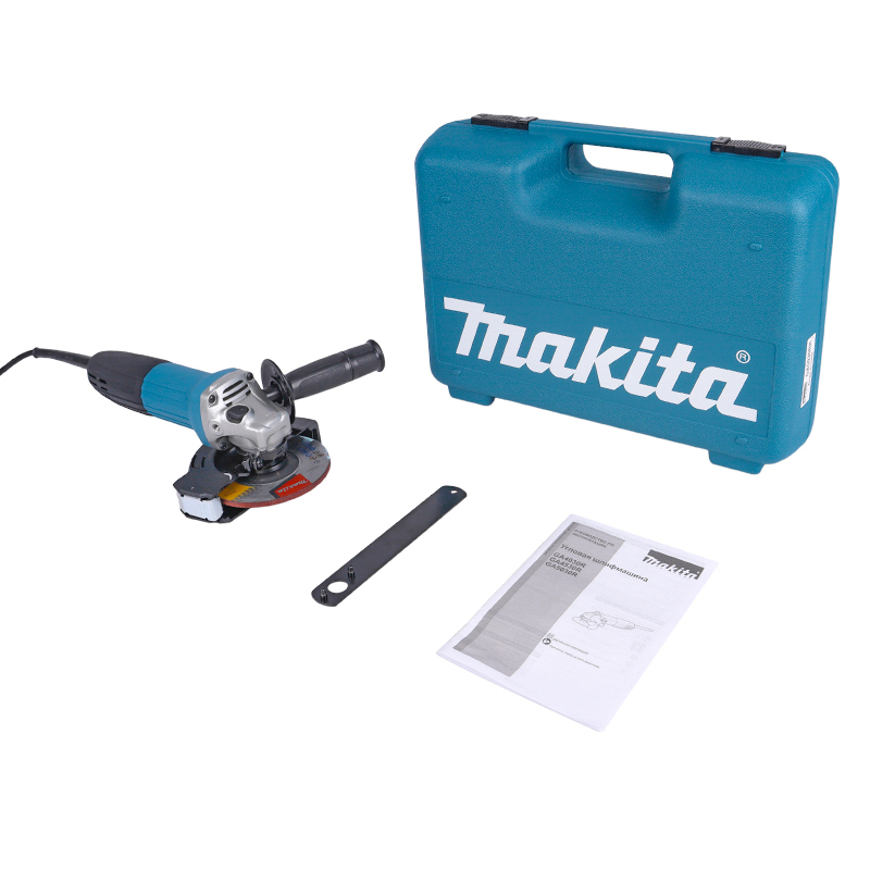 Угловая шлифмашина (болгарка) Makita GA5030RK, 125 мм, 720 Вт, плавный пуск, в кейсе в Коврове