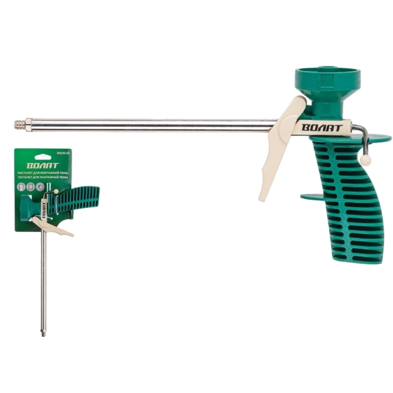 Пистолет для монтажной пены Волат 36020-02 облегченный 344₽