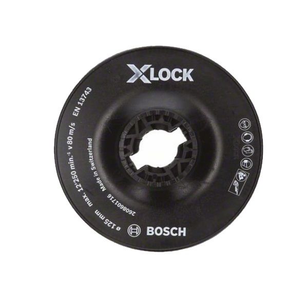 Опорная тарелка Bosch X-LOCK 2.608.601.716, 125 мм, грубая в Муроме