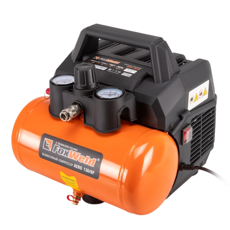 Компрессор безмасляный FoxWeld AERO 130/6F 9756