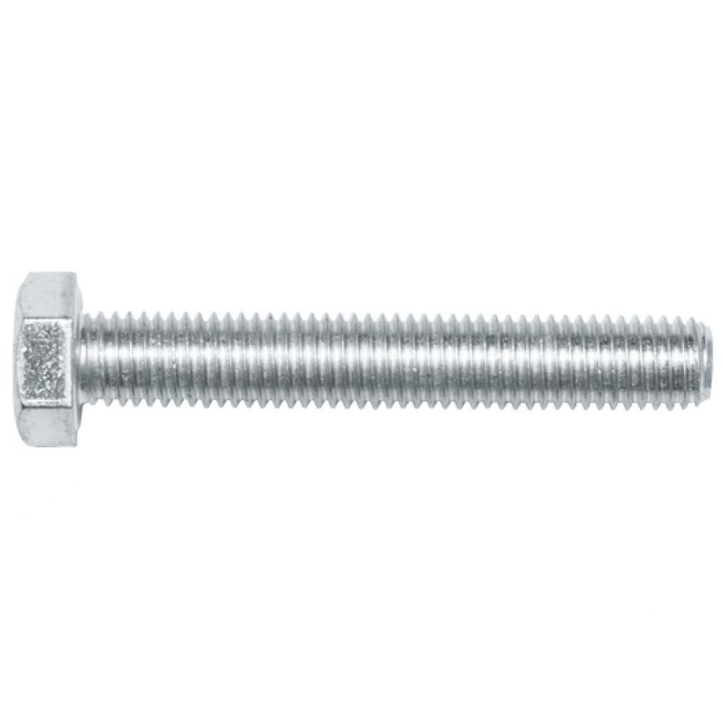 Болт Starfix SMZ1-13488-10, М6х35 мм, шестигранный, цинк, класс прочности 5.8, DIN 933, 10 шт. в зип-локе в Костроме