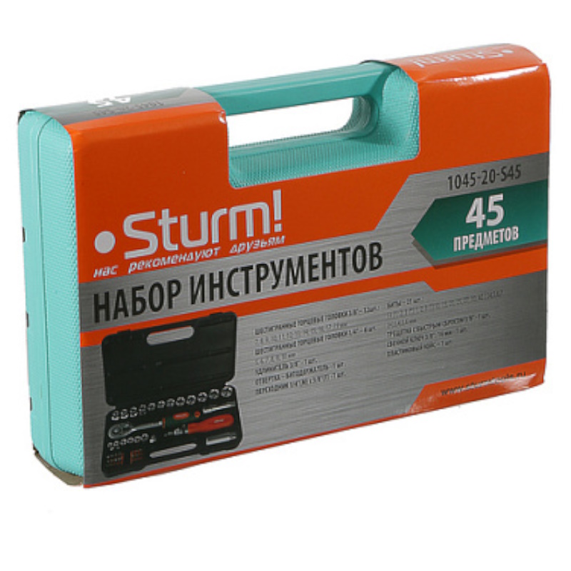 Набор инструментов Sturm 1045-20-S45, 45 предметов в Костроме