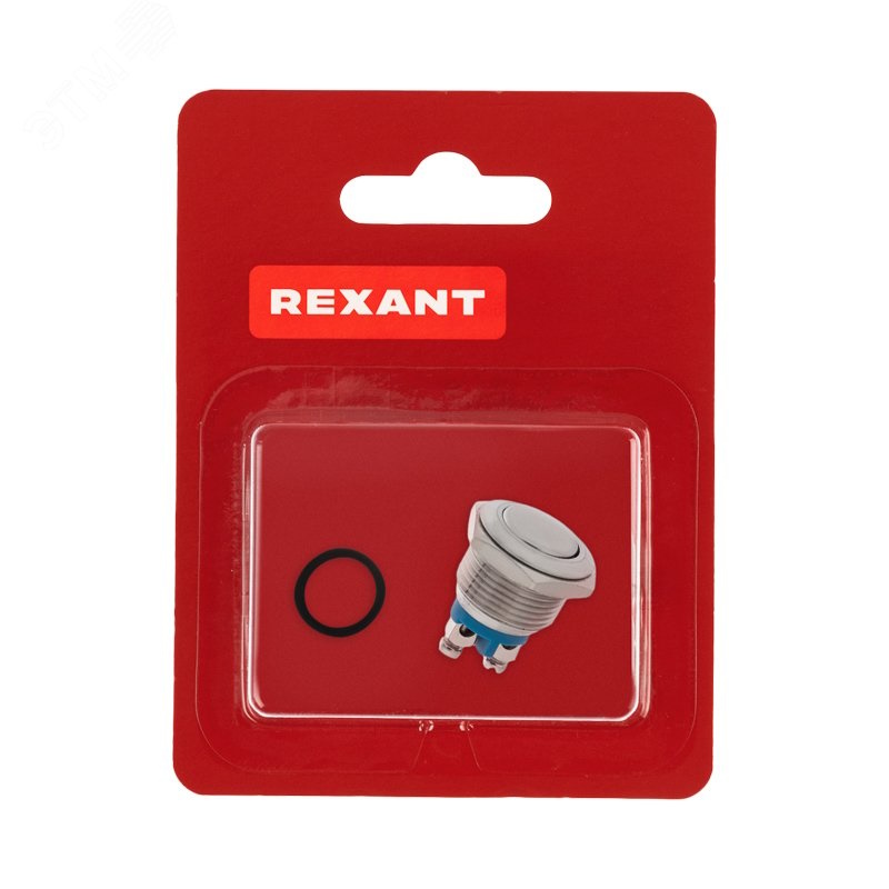 Антивандальная кнопка Rexant 06-0347-A, d16 Б/Фикс (2c винт), OFF-(ON), сфера (A16-A2) в Твери