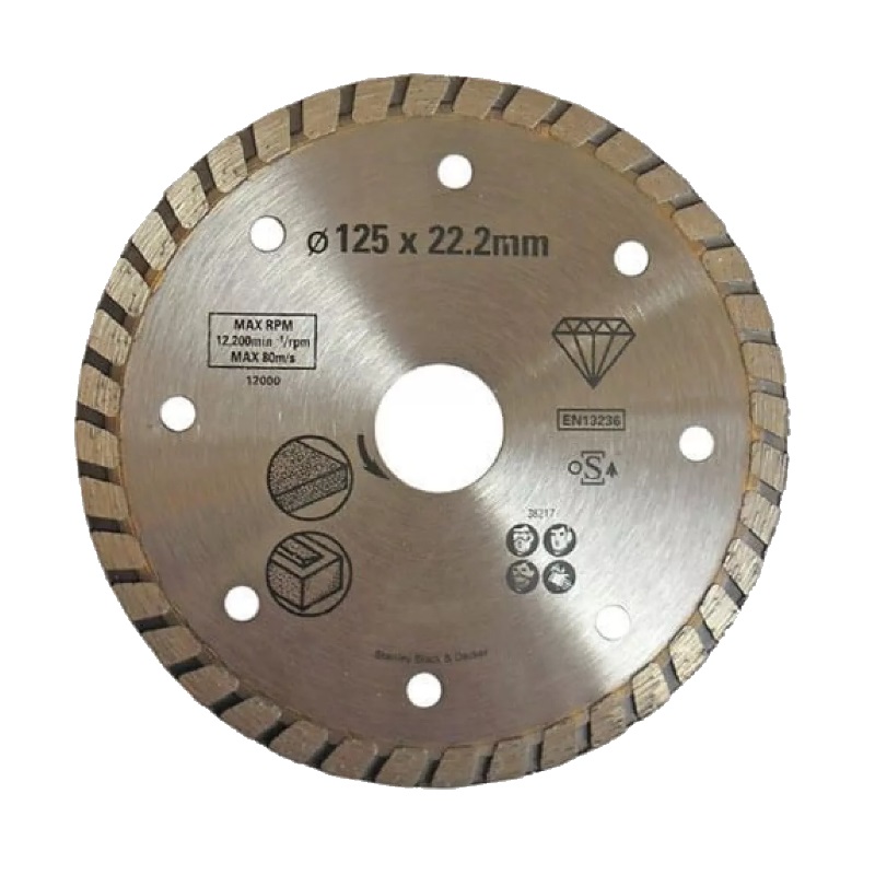 Алмазный диск по мрамору Stanley STA38217-XJ turbo (125x22,2 мм)