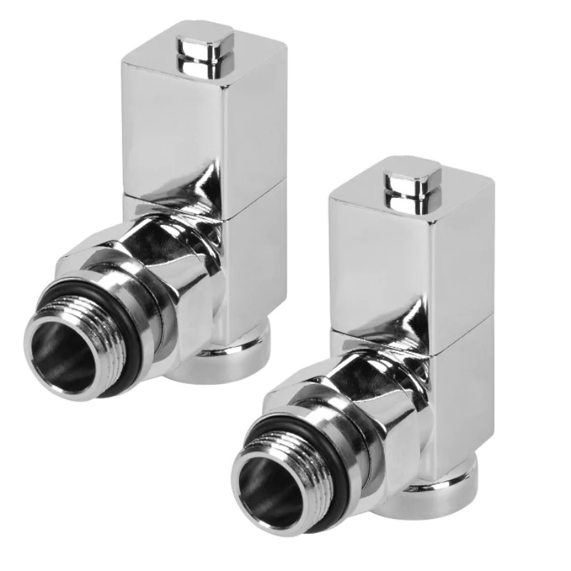 Набор дизайн-вентилей Royal Thermo CUBE НС-1193191 угловой хром 12 2205₽