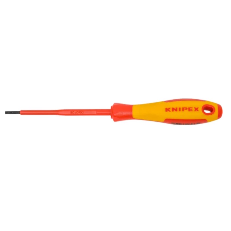 Набор отвёрток Knipex KN-002012V02, VDE диэлектрических, с узким концом, 6 пр., SL3/4/5.5/6.5, PH1/2