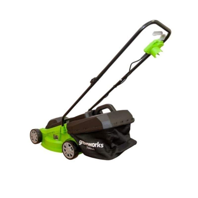 Газонокосилка Greenworks GLM1232 2502207, 1200 Вт, 33 см в Рыбинске