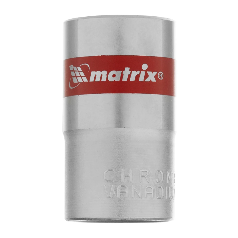 Головка торцевая Matrix 13116, 16 мм, 6-гранная, CrV, под квадрат 1/2", хромированная в Рыбинске