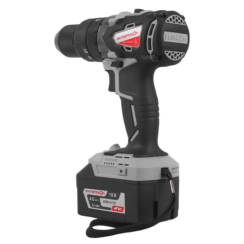 Аккумуляторная ударная дрель-шуруповерт Интерскол ДАУ-13/18В 574.4.1.70