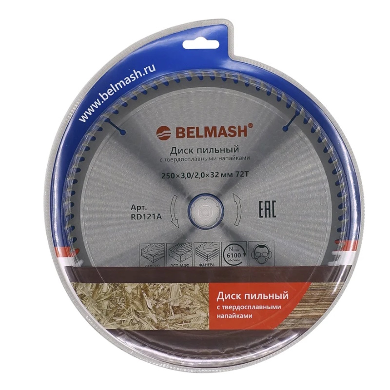 Диск пильный Belmash 72T 250x32x3230 1790₽