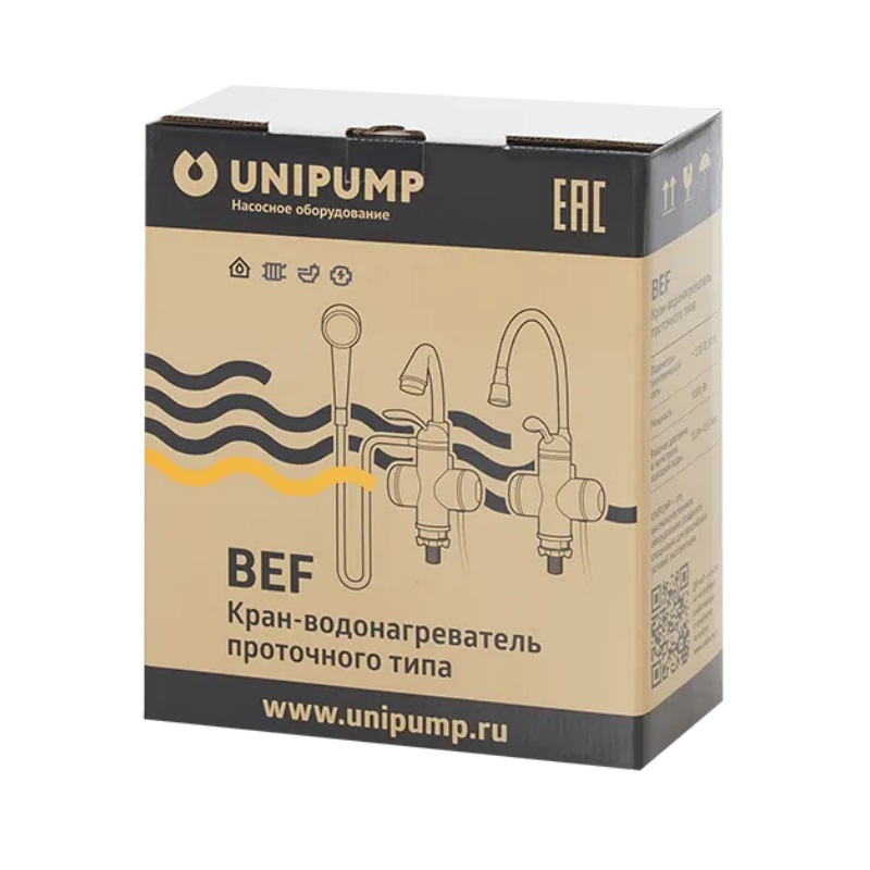 Кран-водонагреватель проточного типа Unipump BEF-012-02 29472 в Туле