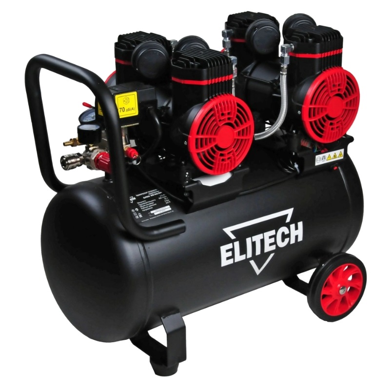 Компрессор безмаслянный Elitech КПБ 500/50М-В 200564