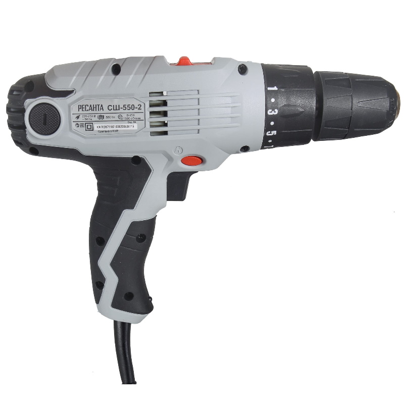 Сетевая дрель-шуруповерт Ресанта СШ-550-1 75162