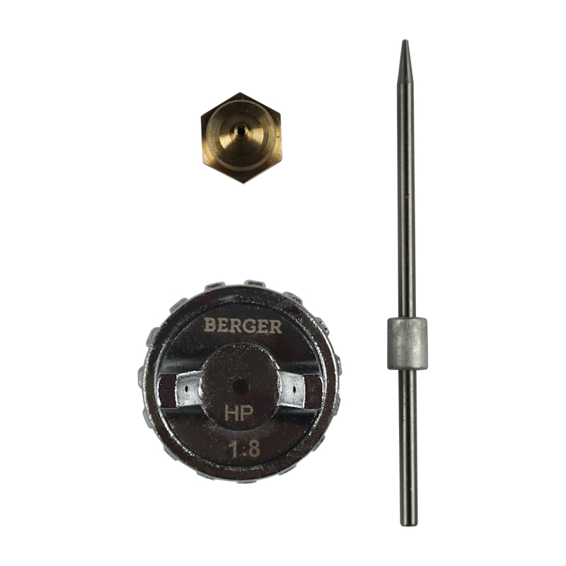 Комплект сменный Berger BG1372 для краскопульта ГРАУ HP соплоигладюза 18 мм 770₽