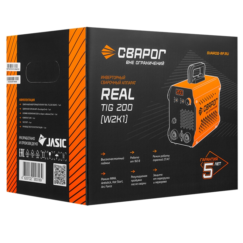 Инвертор сварочный Сварог TIG 200 "REAL" (W2K1) 102517 в Череповце