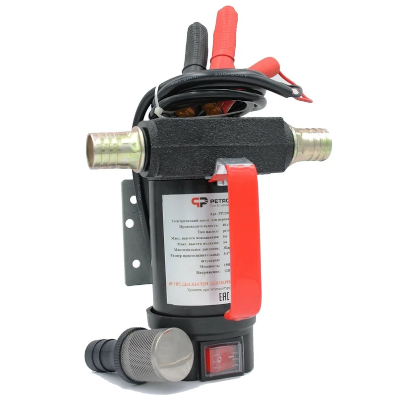 Электрический насос Petropump DCTP40 PP220001, 12V, для ДТ и керосина, 40 л/мин в Туле