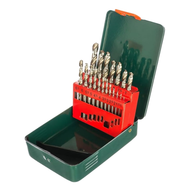 Набор сверл в металлическом кейсе Metabo 627153000 (тип HSS-G, диаметр 1-10 мм, 19 штук, по металлу) в Кинешме