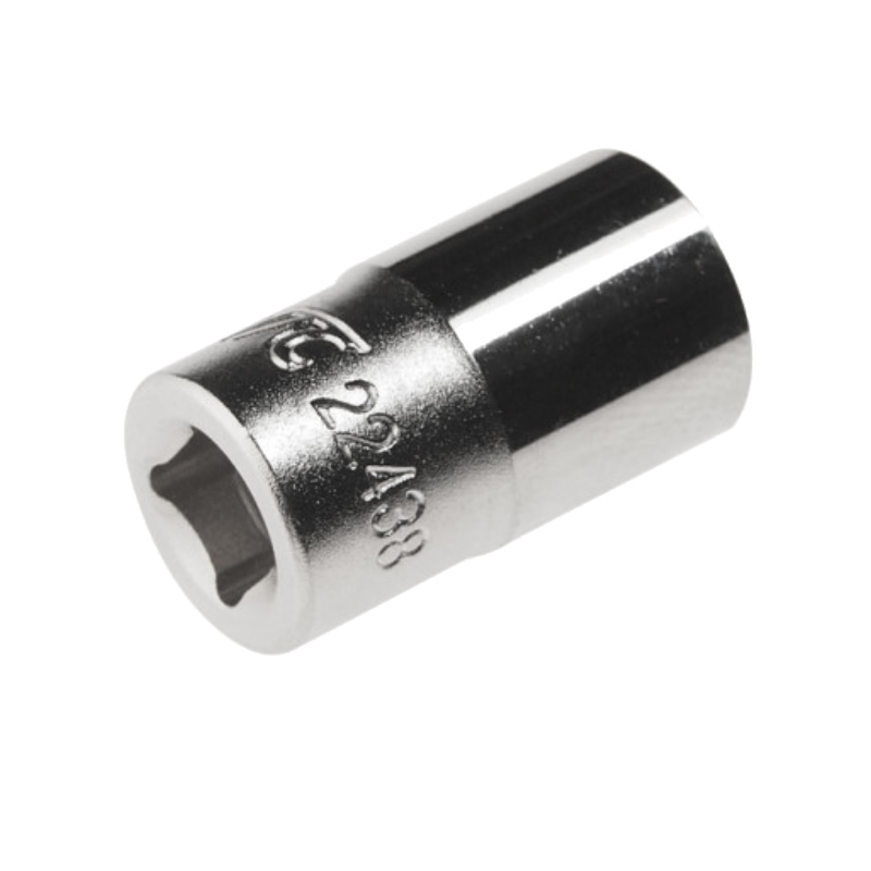 Головка торцевая JTC JTC-22438, 6-гранная, 1/4" х 3/8", длина 25 мм в Туле