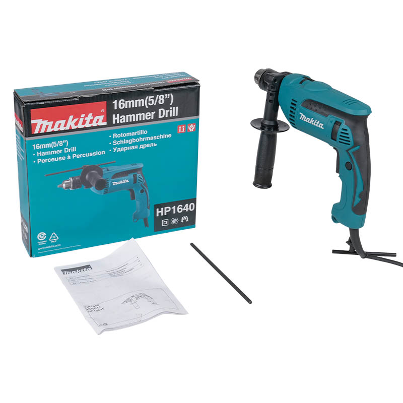 Дрель ударная Makita HP 1640 (680 Вт, ключевой 13 мм) во Владимире