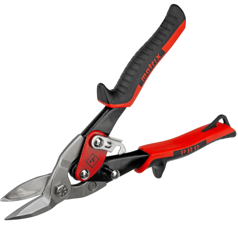 Ножницы по металлу Matrix PRO 78326 250 мм левый рез сталь CRMO двухкомпонентные рукоятки 692₽