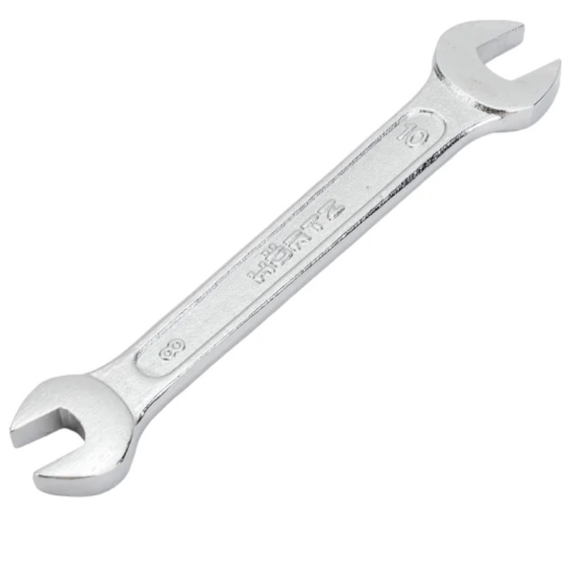 Ключ гаечный рожковый двусторонний Hortz 7811-0003 102216, 8х10 мм, хромирование  в Угличе