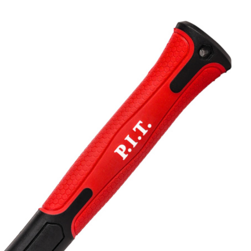 Киянка резиновая P.I.T. HHAF05-R024, с фиберглассовой рукояткой, 680 г, черно-белая, двухкомп. рукоятка