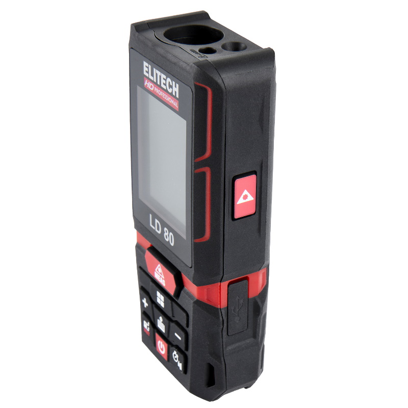 Лазерный дальномер Elitech HD LD 80 204770, 0.05–80 м, угломер, точность-1.5 мм/м во Владимире