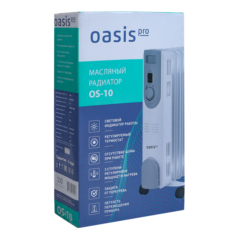 Радиатор масляный Oasis PRO OS-10  в Иваново