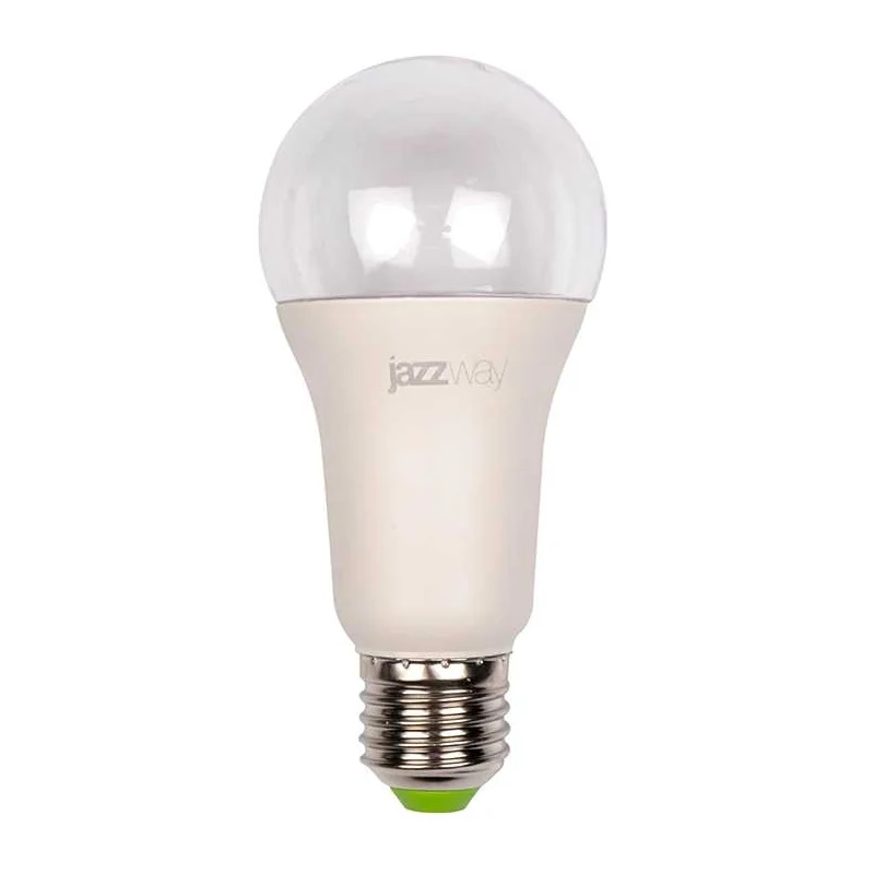 Лампа светодиодная Jazzway PPG A60 Agro 15Вт А60 5049444 1899470, грушевидная,  E27 IP20, для растений  в Череповце