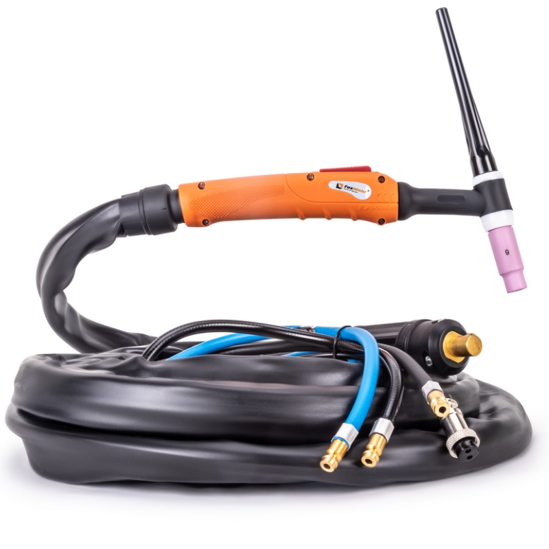 Горелка FoxWeld UnoTIG-18 4575, 8м (разъем 35мм2, с кнопкой, ж/охл.) (пр-во /КНР) в Угличе
