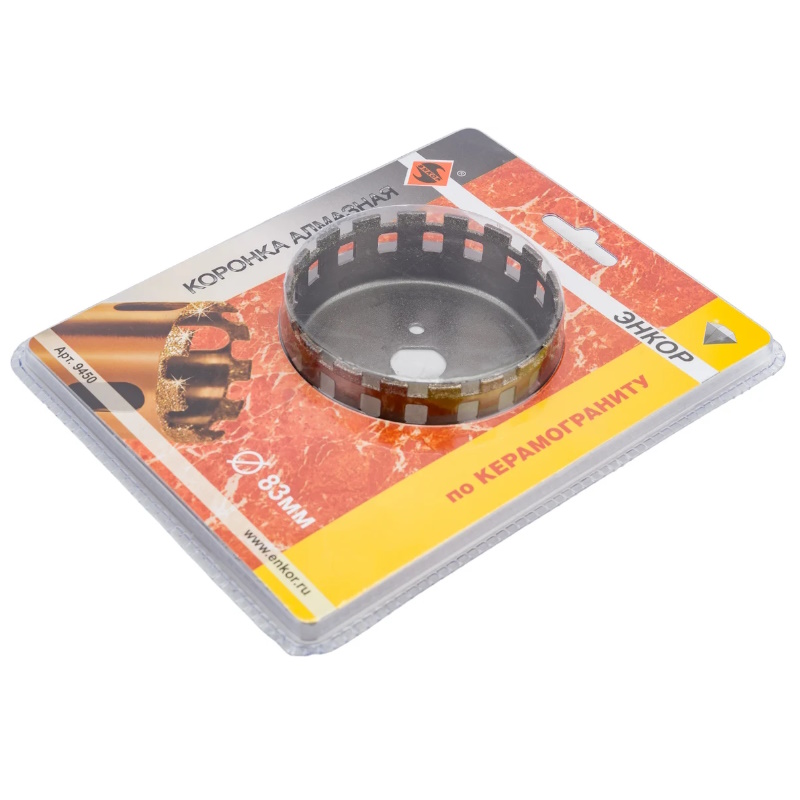 Коронка алмазная Энкор 9450, 83 мм для керамогранита  в Костроме