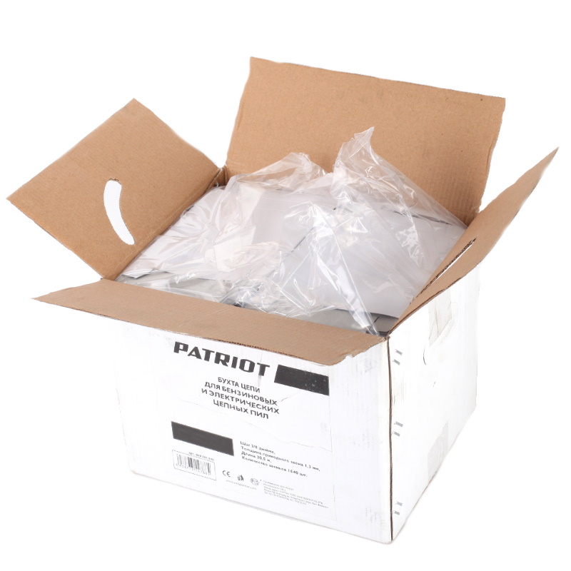 Бухта цепи Patriot 75DP-100R 862381335, 3/8", 1.6 мм, 30.5 м, количество звеньев 1637  в Угличе