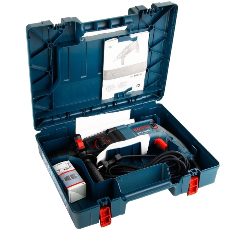 Перфоратор Bosch GBH 2-26DFR 0.615.990.G2F + ветровка в подарок в кейсе, с защитной муфтой в Муроме