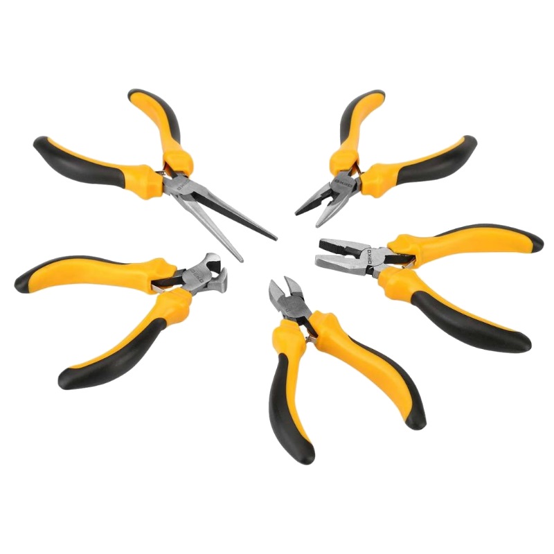 Набор эргономичных плоскогубцев Deko 065-0228, 5 шт | Купить в Москве ...