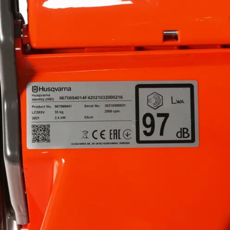 Газонокосилка бензиновая Husqvarna LC 353V, 3,2 л.с., ширина скашивания 53 см, самоходная, 9670694-01 в Туле